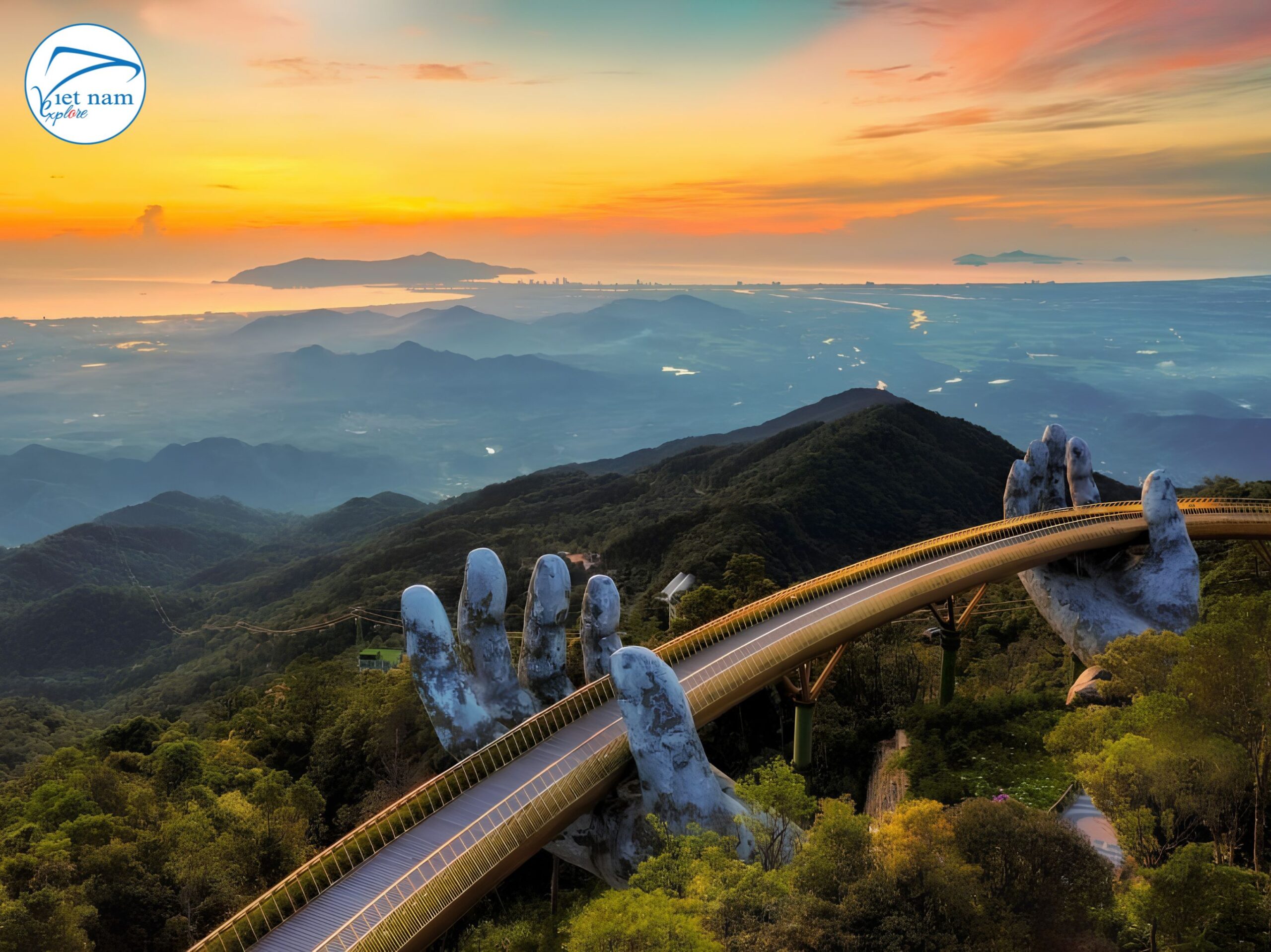 Tour Bà Nà Hills 1 Ngày Khám Phá Cầu Vàng, Làng Pháp & Fantasy Park