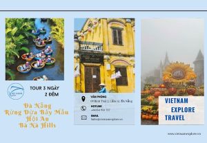 Tour Đà Nẵng 3 ngày 2 đêm: Rừng Dừa Bảy Mẫu - Hội An – Bà Nà