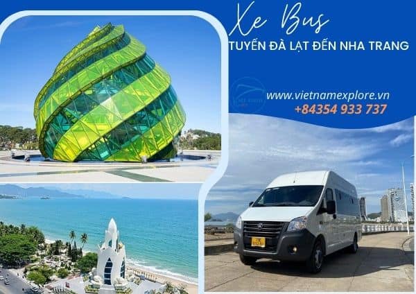 Xe Bus Đà Lạt đến Nha Trang (1 Chiều)