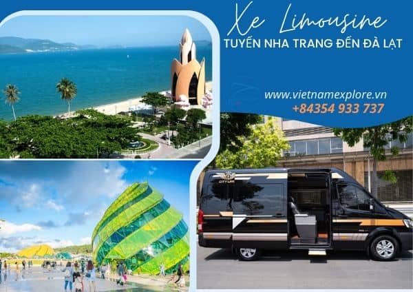 Xe Limousine Nha Trang đến Đà Lạt (1 Chiều)