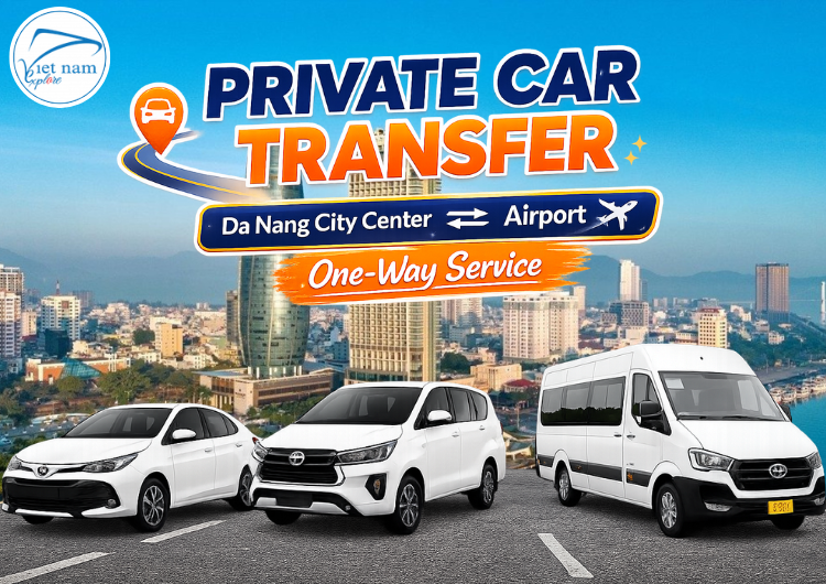 Private Car Transfer from Da Nang city center to Airport