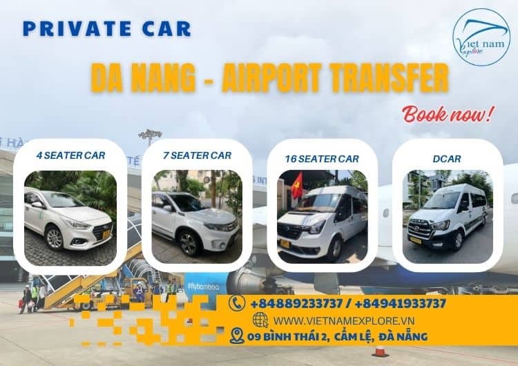 Private Car Transfer from Da Nang city center to Airport