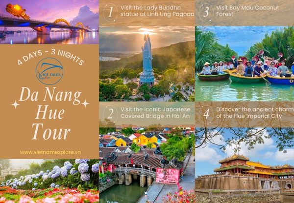 Da Nang – Hoi An – Hue 4-Day Tour: Discover Central Vietnam’s Culture, Nature & Heritage