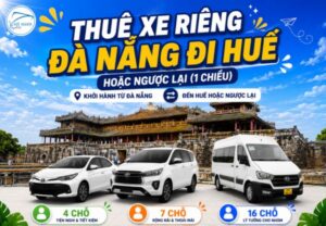 Xe riêng Đà Nẵng đi Huế hoặc ngược lại (1 chiều)