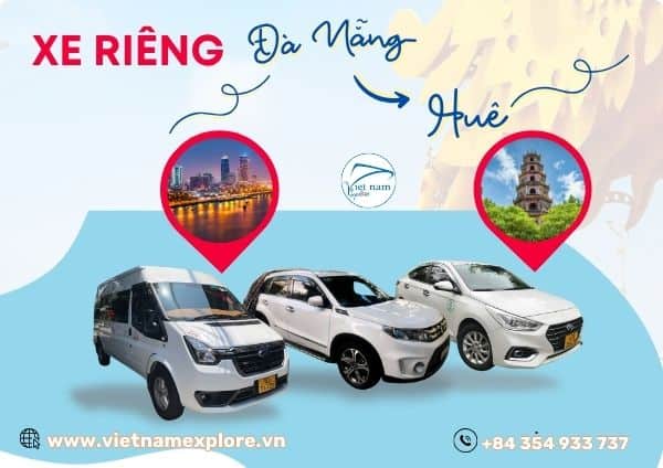 Xe Riêng Đà Nẵng Đi Huế Hoặc Ngược Lại (1 chiều)
