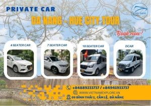 Private Car from Da Nang to Hue City Tour 1 day