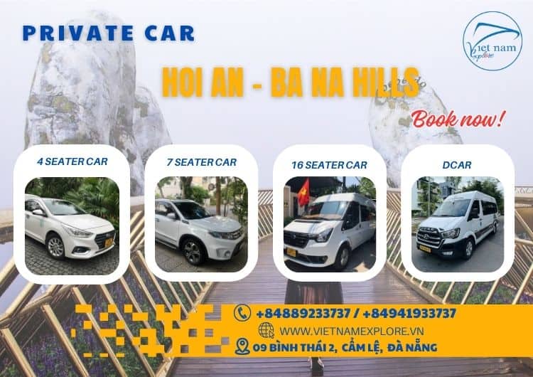Private Car from Hoi An to Ba Na Hills (Round Trip)