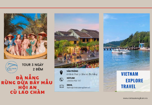 Du lịch 3 ngày 2 đêm Đà Nẵng - Rừng Dừa Bảy Mẫu - Hội An – Cù Lao Chàm