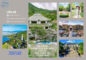 Du lịch 4 ngày 3 đêm Đà Nẵng - Rừng Dừa Bảy Mẫu - Hội An - Núi Thần Tài - Huế