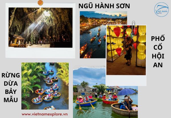 Tour Ngũ Hành Sơn - Rừng Dừa Bảy Mẫu - Hội An