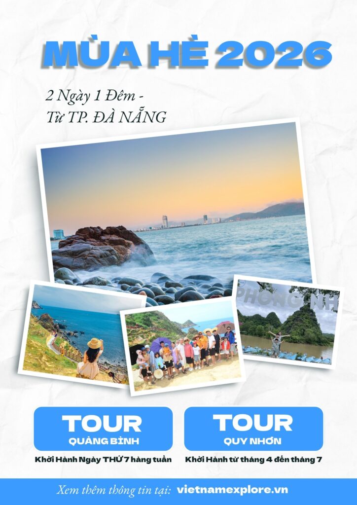 Tour Quy Nhơn và Tour Quảng Bình 2 Ngày 1 Đêm