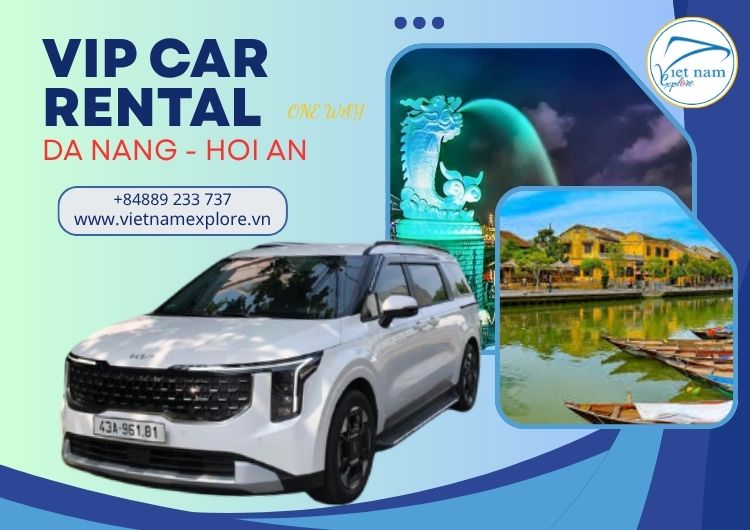 VIP Private Car Transfer Da Nang to Hoi An or Hoi An to Da Nang (One Way)