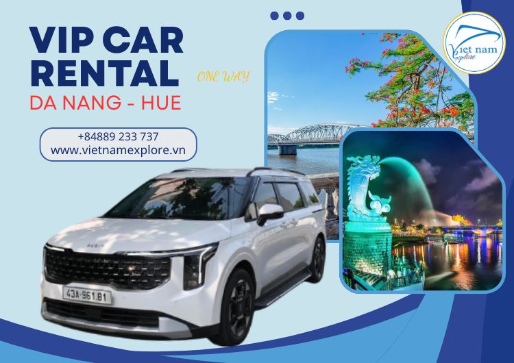 VIP Private Car Transfer Da Nang to Hue or Hue to Da Nang (One Way)