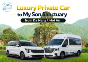 Luxury Private Car to My Son Sanctuary from Da Nang/ Hoi An (Round Trip)