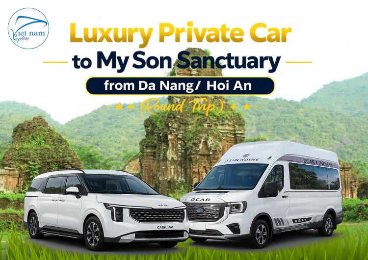 Luxury Private Car to My Son Sanctuary from Da Nang/ Hoi An (Round Trip)