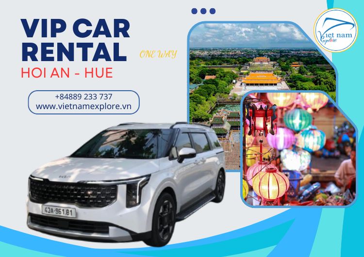 VIP Private Car Transfer Hoi An to Hue or Hue to Hoi An