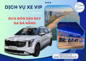 Dịch vụ xe VIP đưa đón sân bay/ ga tàu Đà Nẵng (1 chiều)