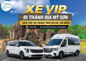 Dịch vụ xe VIP đi Thánh địa Mỹ Sơn từ Đà Nẵng/ Hội An (khứ hồi)